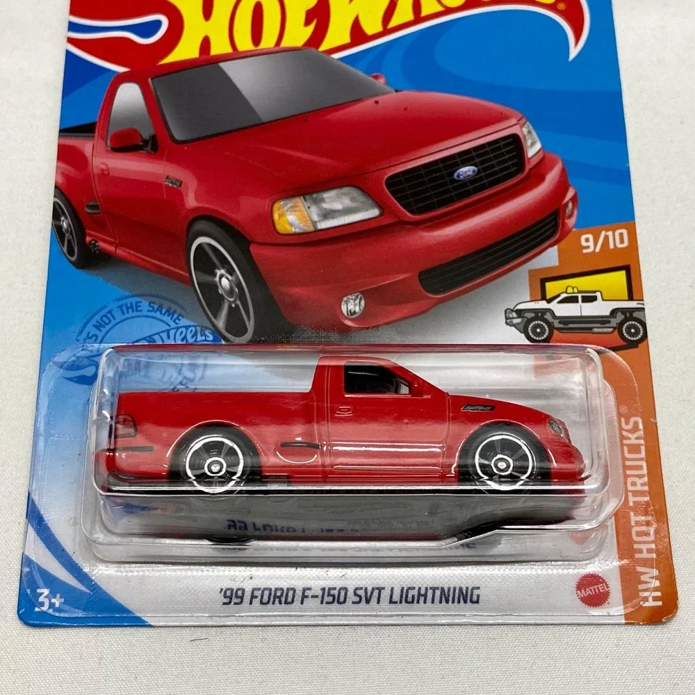 Hot Wheels '99 Ford F-150 SVT Lightning 237/250 HW Hot Trucks 9/10 Red 2020-2021